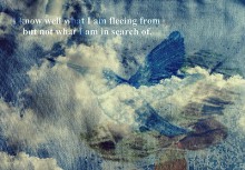 I know well what I am fleeing from but not what I am in search of.jpg